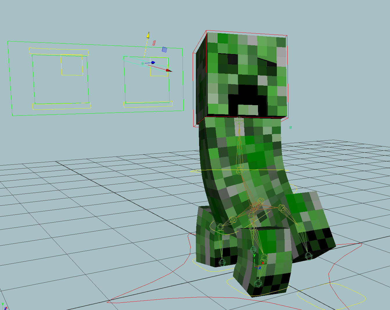 minecraft cinema rig autodesk maya 2012